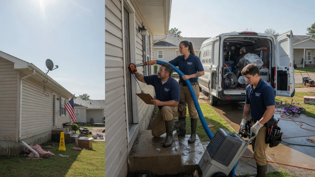 Ceiling Water Damage Restoration in Letcher, SD near me
